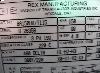  REX MANUFACTURING Transformer, 150 kva,